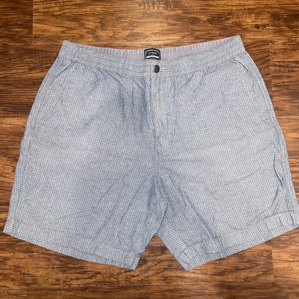 J.Crew blue shorts, size large.